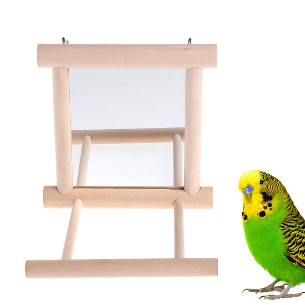

2pcs Cage Eco friendly Wooden Perches Medium Bird Toy Swing Accessories Climbing St Pet Training Parrot St Rod Rod