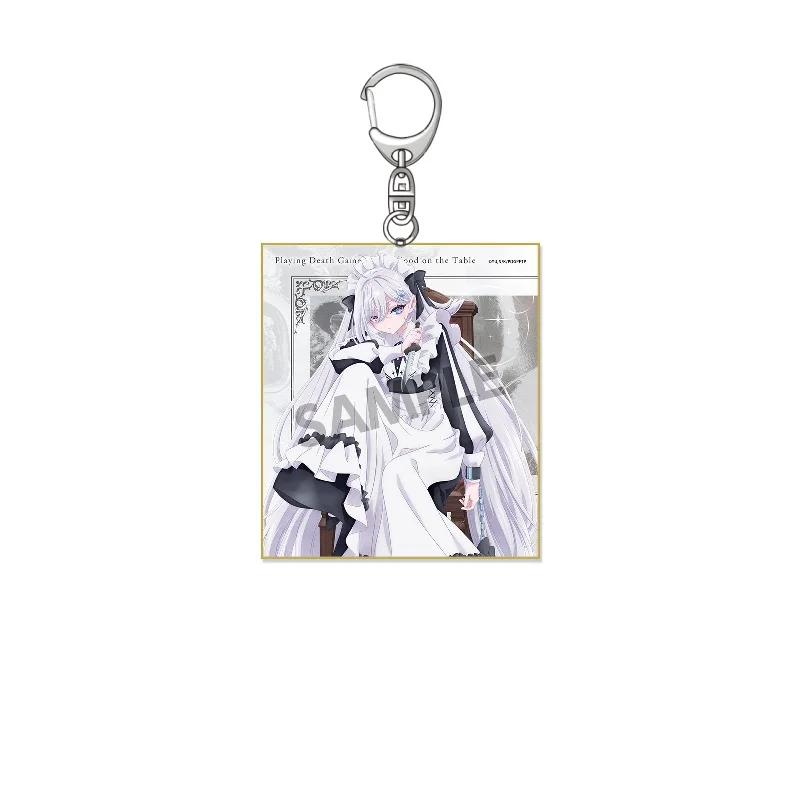 Anime Playing Death Games to Put Food on the Table Acrylic Pendant Keychains Yuki Kinko Accessories Hanging Jewelry Gifts