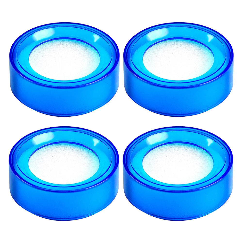 4pcs Finger Moistener For Counting Money Sponge Cup Design Cash Handling Bank Office Use Desktop Sponge For Sorting Paper Stamp