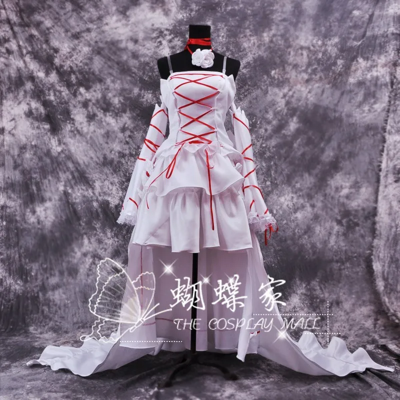 

Anime Pandora Hearts Cosplay Costume The Will of the Abyss Alice Party Dress White Vintage Lolita Dress