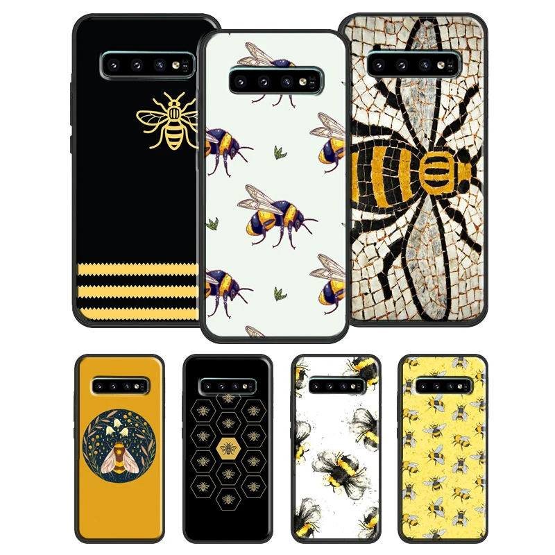 Manchester worker bees Bumble Case For Samsung Galaxy S22 Ultra S21 S20 FE S9 S10 Note 10 Plus S10e Note 20 Ultra Cover