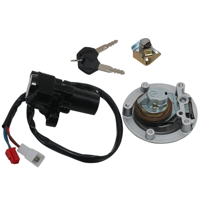 Motorcycle Fuel Gas Tank Cap Cover Lock Set For Yamaha YZF R1 R1 2004-2014 R6 R6 2006-2016   MT01 MT-01 2005 2006 2007 2008 2009