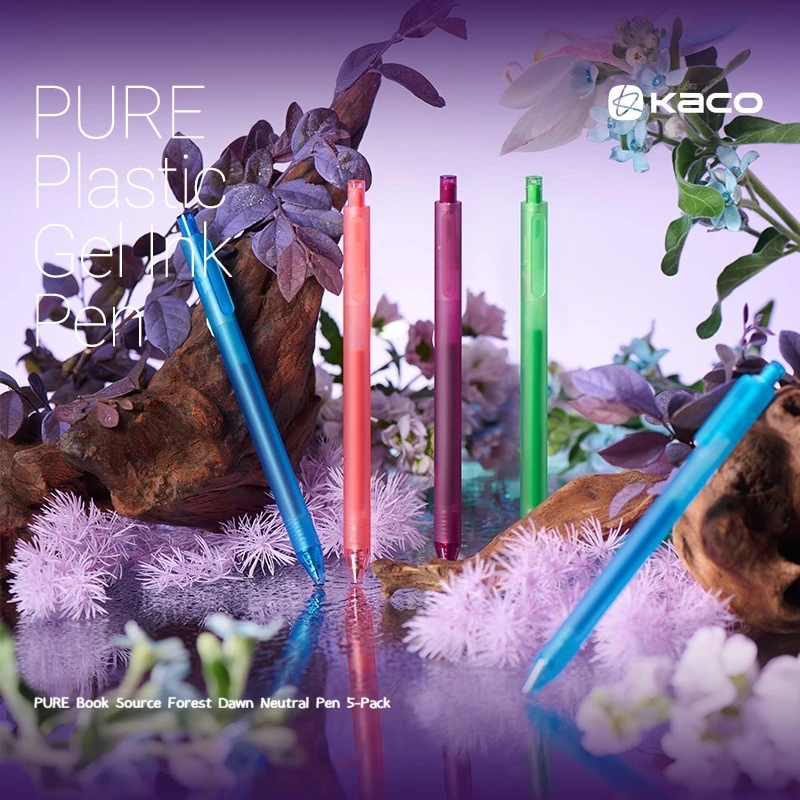 

5 шт. Kkacoo Pure Candy Color пластиковые гелевые ручки 0,5 мм красочные стержни простые гелевые ручки унисекс для студентов подарки канцелярские принадлежности