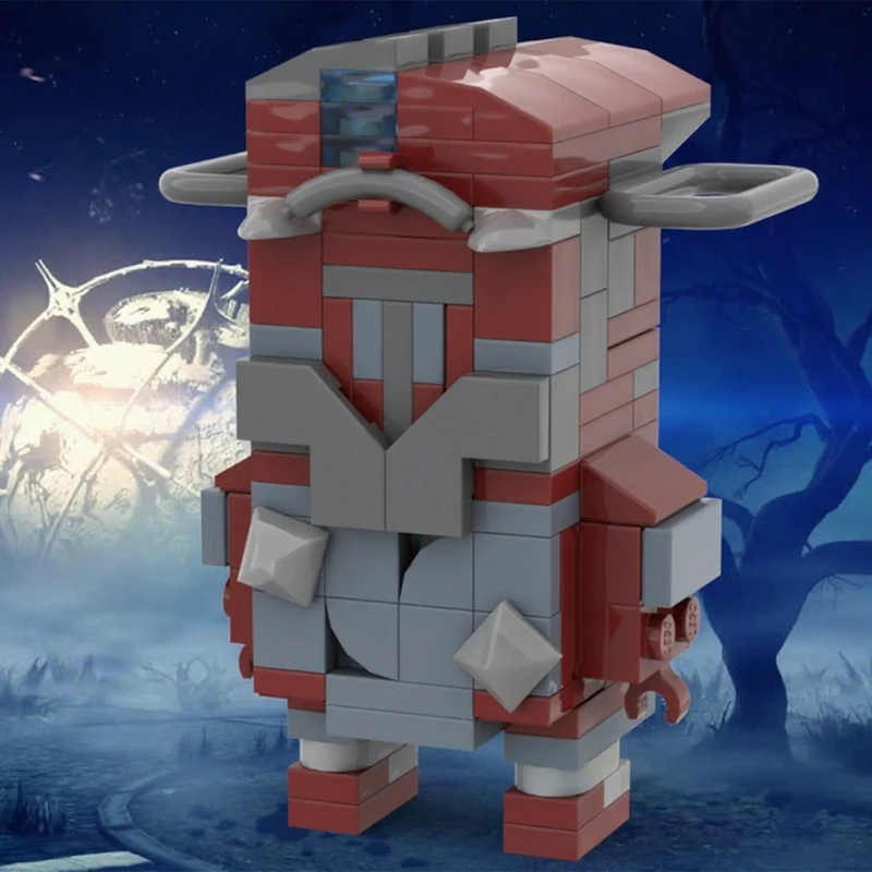 ตัวต่อ MOC Kullervo BrickHead Warframe Brickheadz จำนวน 156 ชิ้น ของเล่นตัวต่อเสริมสร้างทักษะด้านวิศวกรรม ของขวัญคริสต์มาส ของสะสม