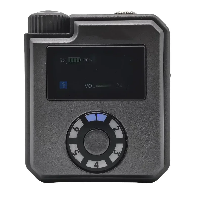 Wireless Audio Microphone Transmitter and Wired Receiver for Amplifying Sound & Music