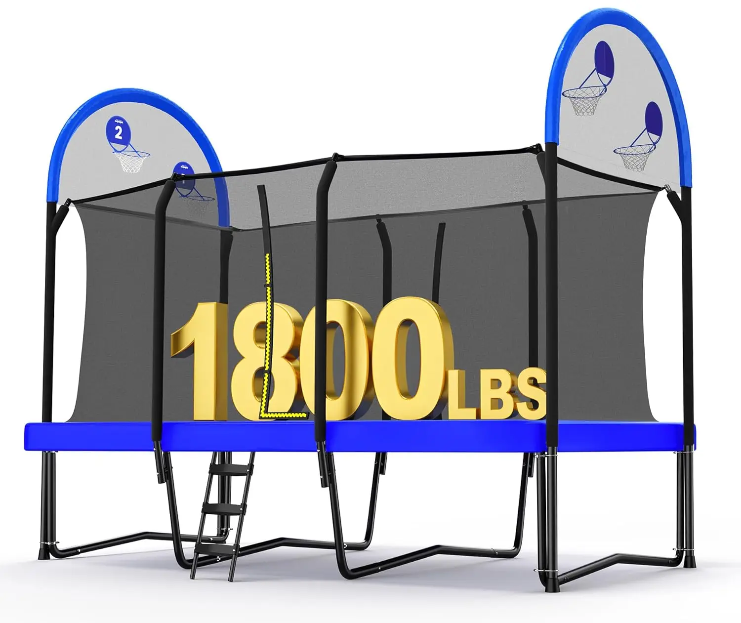 1800LBS Tragfähigkeit Rechteckiges Trampolin 10x17FT 9X15FT 8X14FT Outdoor Quadratische Gymnastik-Trampoline für Kinder, Maßgefertigt