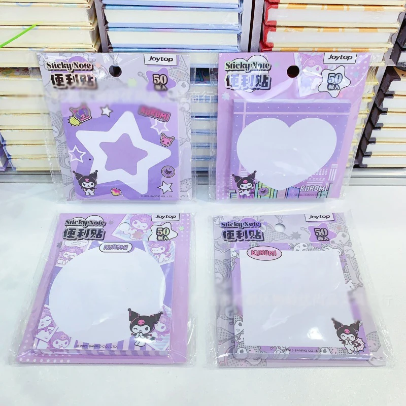 

12/24 шт. Kawaii Sanrio Kuromi блокнот липкая заметка творческий N раз канцелярские этикетки блокнот закладка Post школьные принадлежности