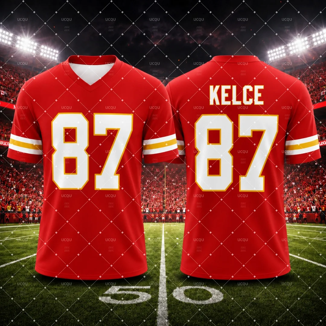 26-27 Chiefs-Königreich # 15 Mahomes American-Football-Trikot für Männer, Frauen und Kinder, Sport-T-Shirt, atmungsaktives Mesh, Fan-Spieluniform – Detail 2