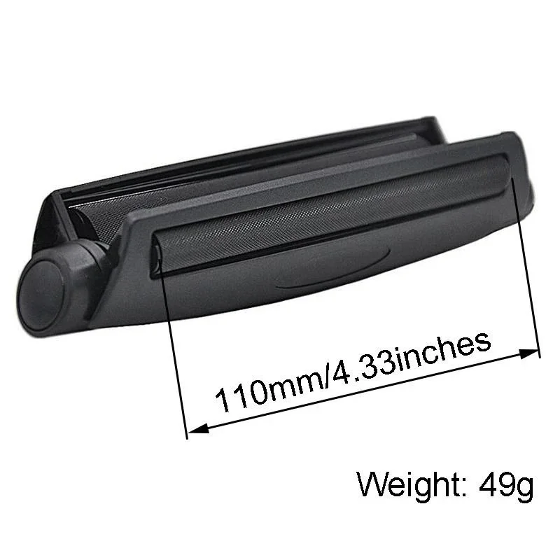 110mm Black Manual Cigarette Rolling Machine Tobacco Herb Roller Cone Portable Hand Making Tool Smoking Accessories