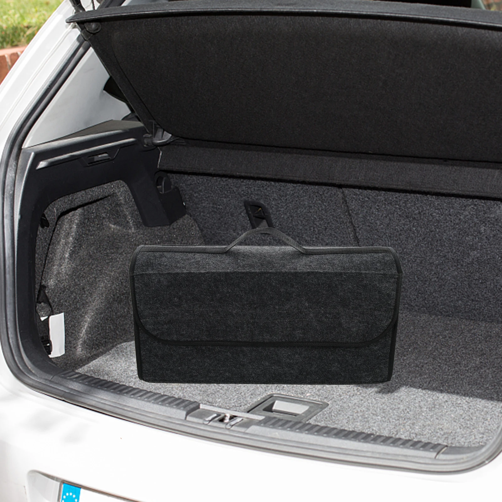 

Non Woven Large Capacity Foldable Storage Box Bag Durable Trunk ganizer Vehicle Container Car Sundries Bag H Save