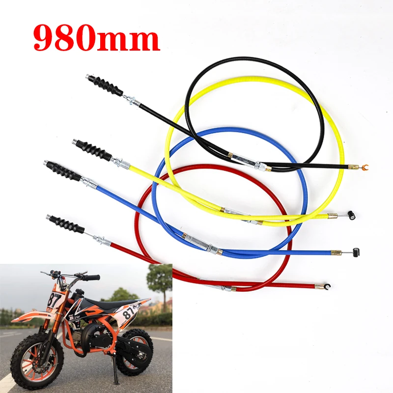 Colors Adjustable 980mm Clutch Cable For 110cc 125cc 140cc Pit Dirt Stroke Bike Motorcycle Accessories