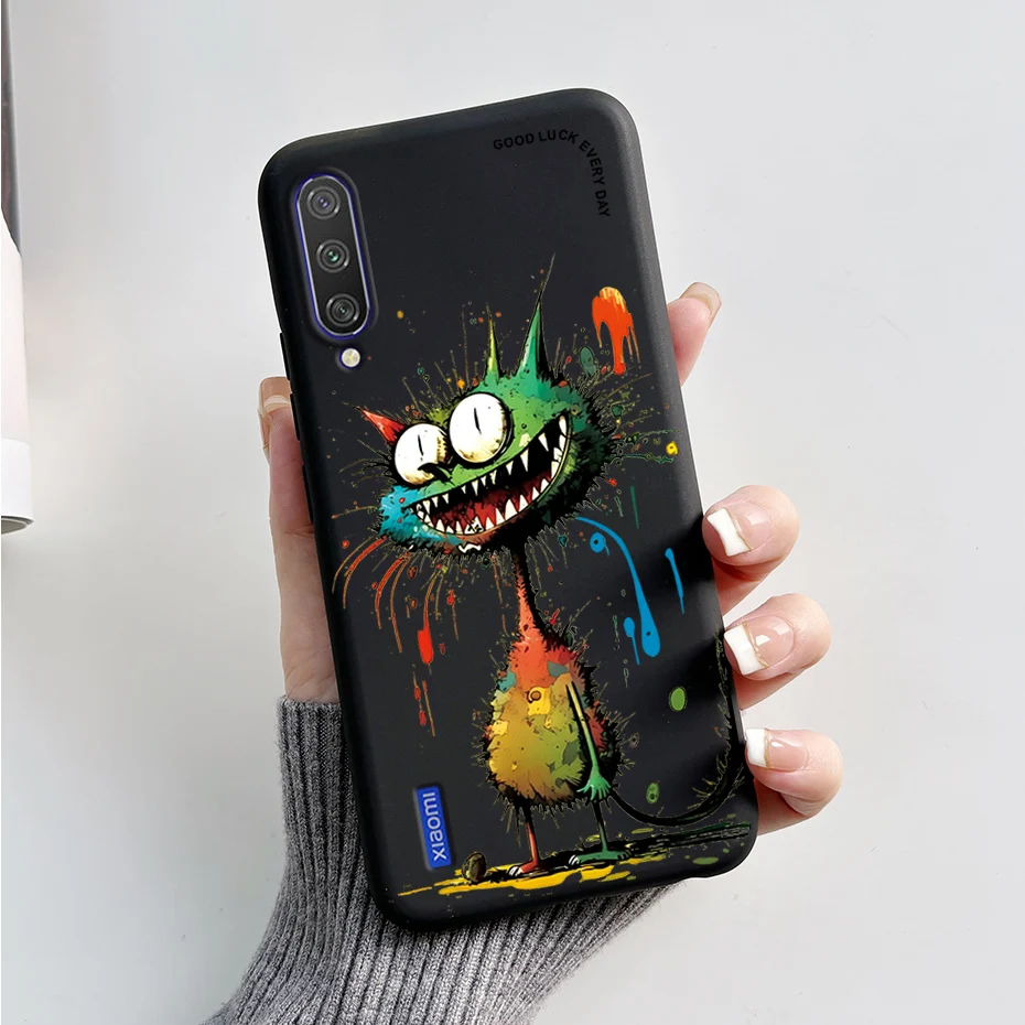 For Xiaomi Mi A3 Case Mi A3 Cute Astronaut Panda Silicone Phone Cover For Xiomi Mi A3 A 3 MiA3 6.09 inch Soft Coque Protector