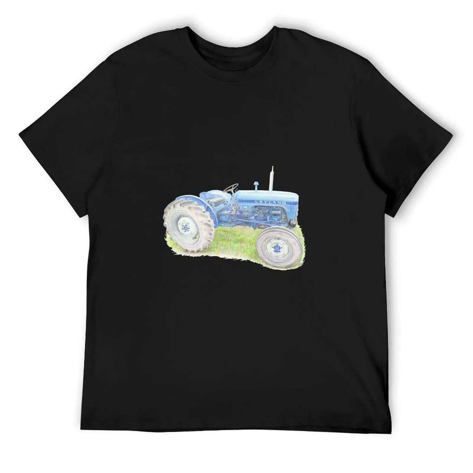 

Blue Classic Tractor T-Shirt Clothing oversized oversized graphic tee funny meme t-shirts Men's t-shirts