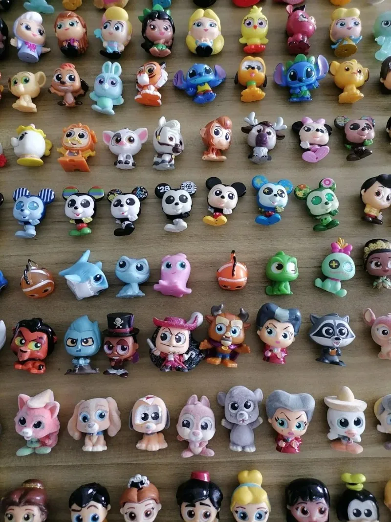 Disney Doorables Cartoon Glass Eyes Doll Collectibles Rare Figurine Cute Action Figure Children Birthday Gifts