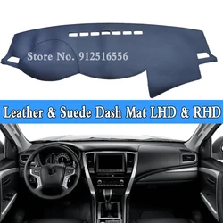 Car Accessories Leather Dashmat Dash Mat Pad Dashboard Cover Sunshade For Mitsubishi Pajero Sport Montero Shogun 2015 - 2022