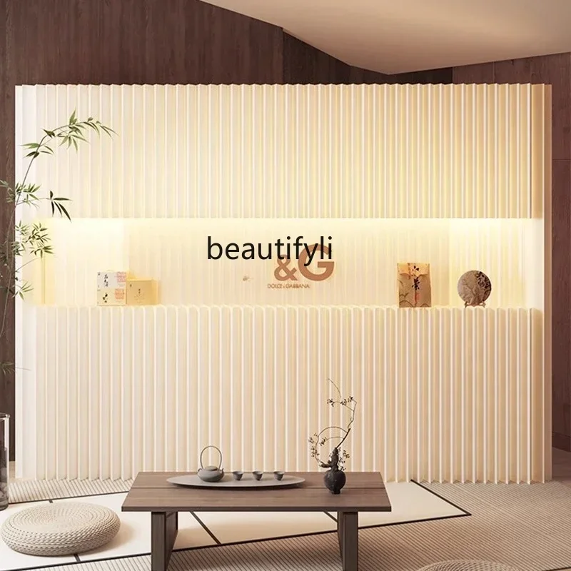 C4567 Folding screen partition, simple self-installation partition wall, false wall,  room divider screen  divider wall