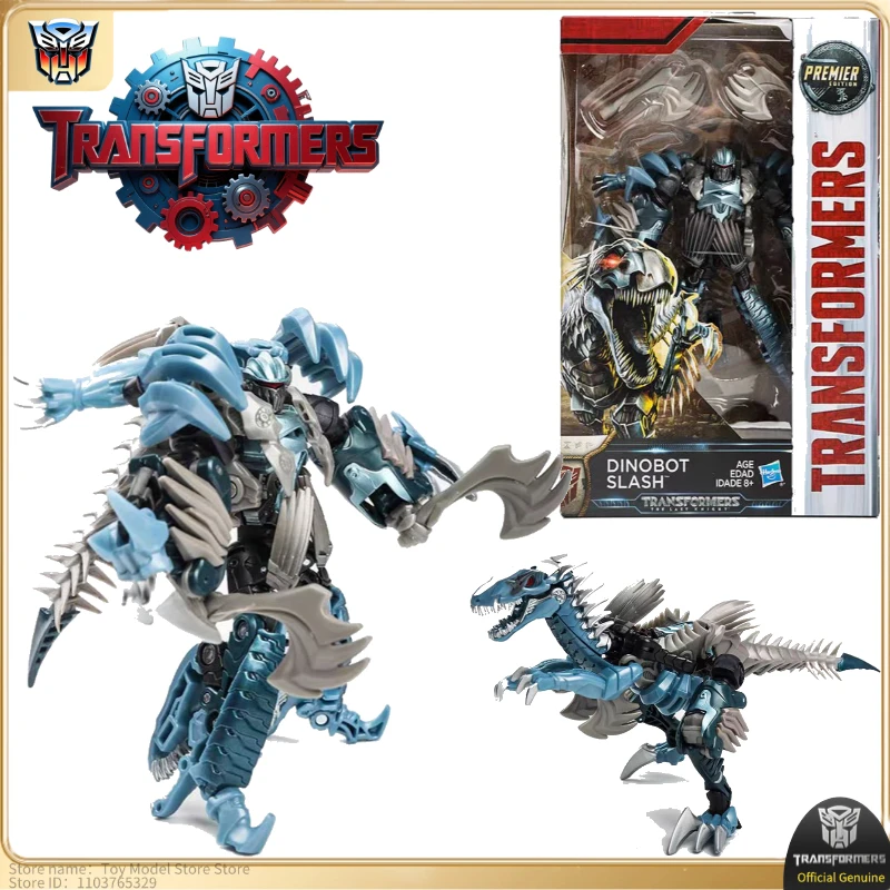 6.9인치 정품 재고 트랜스포머 G1 무비 5 D-클래스 디노봇 슬래시 스튜디오 시리즈 액션 피규어 모델 장난감 수집 취미