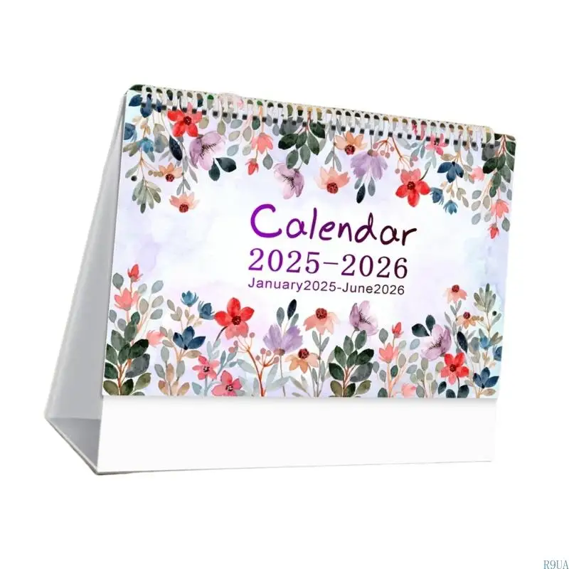 R9UA 2025-2026 تقويم الطاولة من يناير 2025 إلى يونيو 2026 التقويم المكتبي