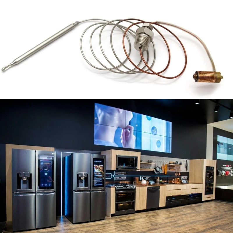 CPDD التحكم في درجة الحرارة التحقيق صمامات الغاز قضيب الحرارية لمقلاة صغيرة الجلوس 710 وظيفة موثوقة التثبيت السريع