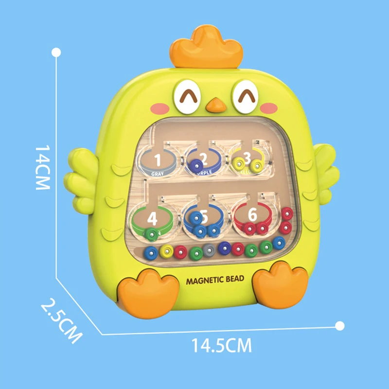 Leuke Kip Magnetische Tekentafel Speelgoed Tellen Doolhof Sorteren Machine Montessori Spel Digitale Puzzel Focus Training DIY Tekening