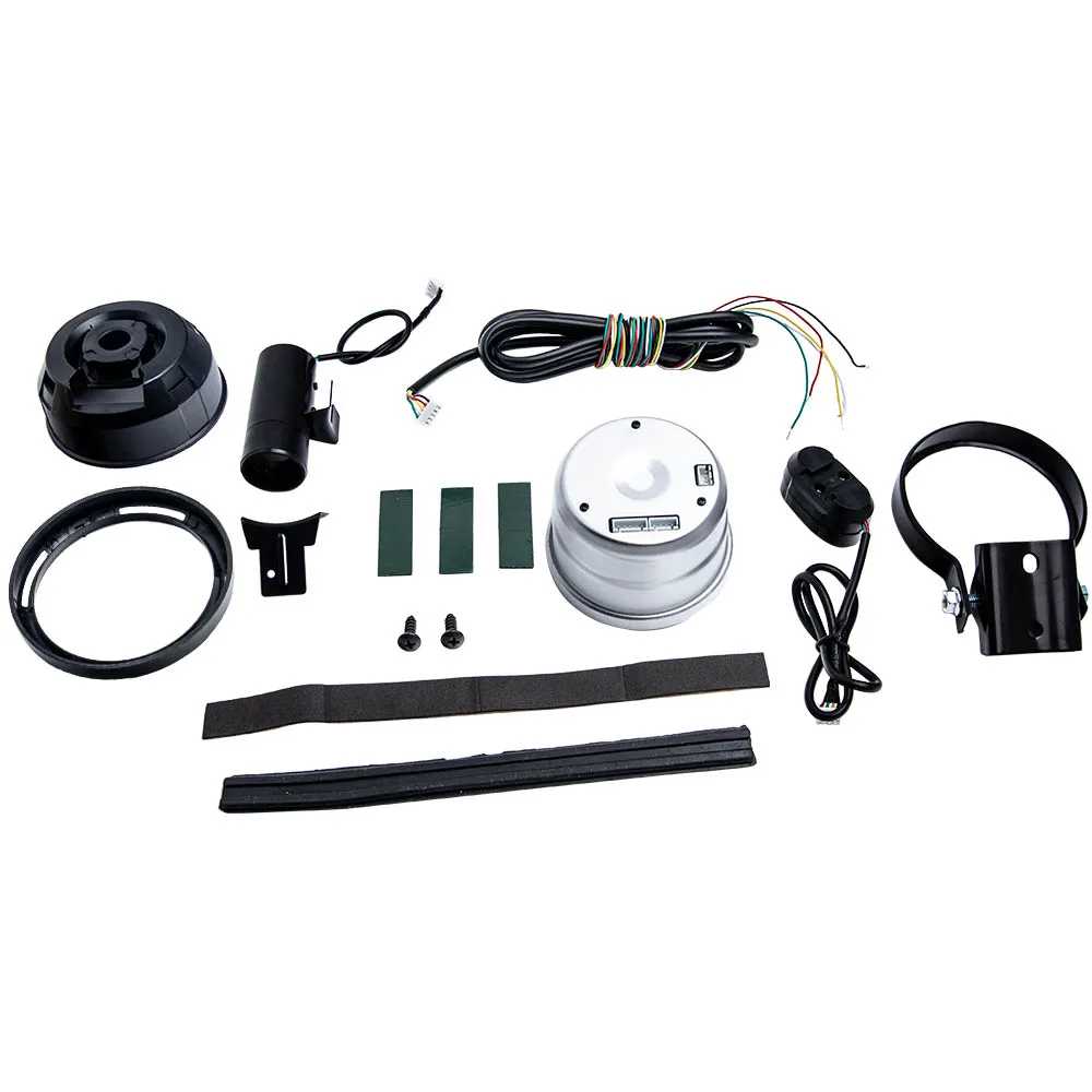 

3,5-дюймовый 7-цветный светодиодный дисплей, тахометр, измеритель оборотов в минуту 0 ~ 11000 об/мин для бензина 12 В