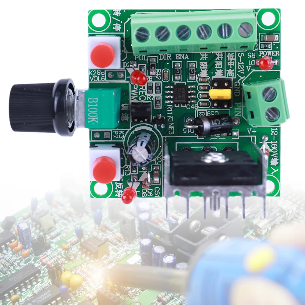 Step Motor Drive Simple Controller Adjustable Frequency Regulation Stepper Motor Driver Easy Controller PWM Speed Controller