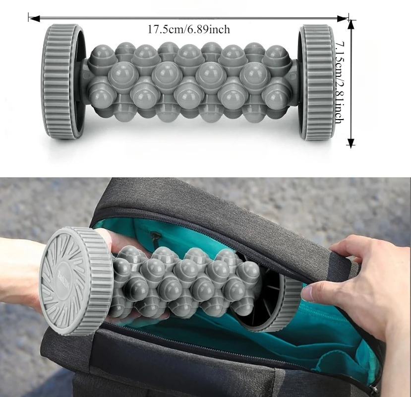 Masażer do stóp na zapalenie powięzi podeszwowej, ręczny głęboki masażer do stóp poprawiający krążenie i łagodzący ból.