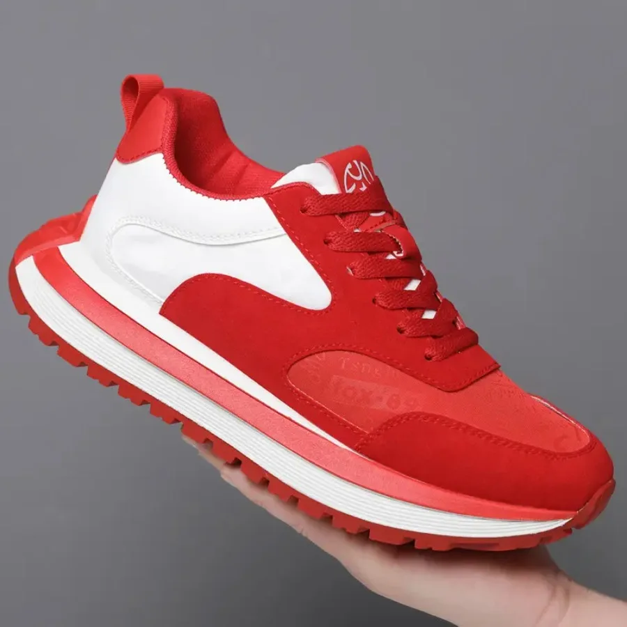 

Европейские мужские зимние кроссовки премиум-класса, универсальные спортивные повседневные кроссовки для бега, нескользящие, модные, в стиле «папины кроссовки»