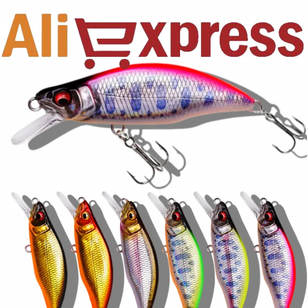 Sinking Minnow Fishing Lure 46mm Artificial Trout Ajing Stream Lake Jerkbait Rockfishing Hard Baits Megabass Humpback GH46 Lures