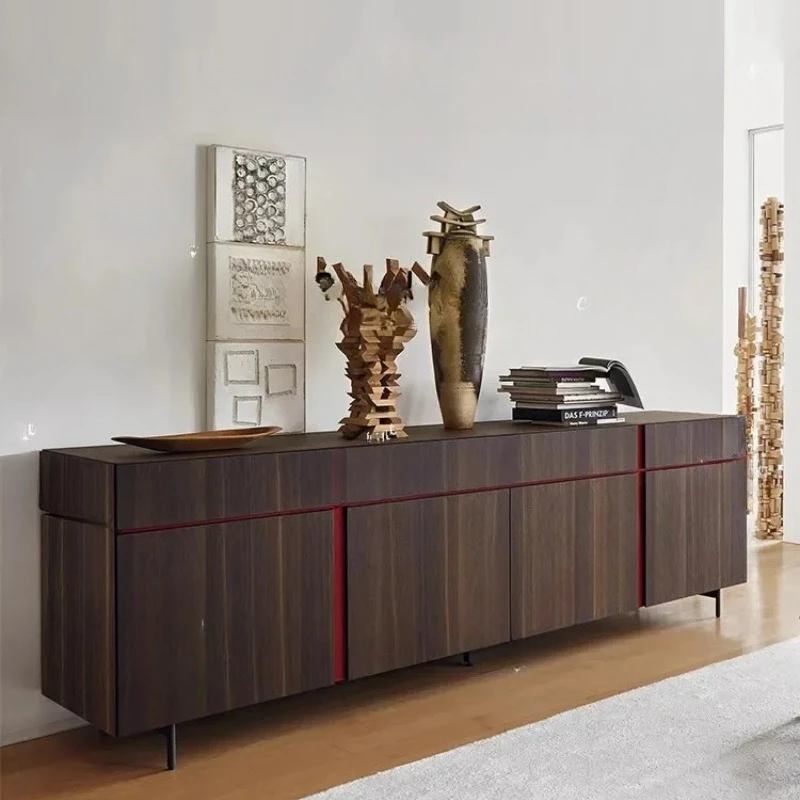Q  light luxury solid wood entry porch cabinet model room bedroom locker