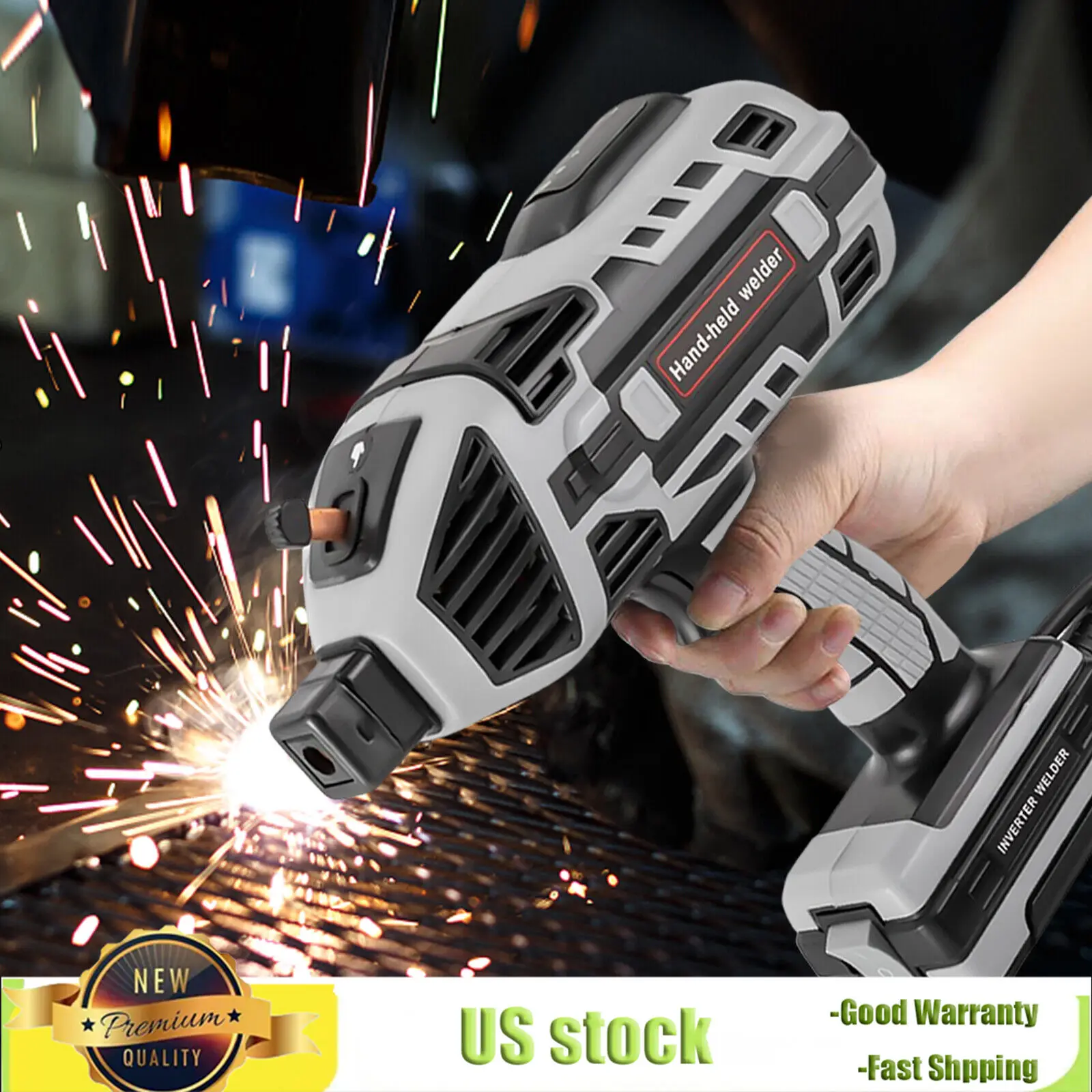 

Portable Compact Handheld Welding Machine Kit W/ 6-level Adjustable Output Current, for DIY Metal Processing & Home Maintenance