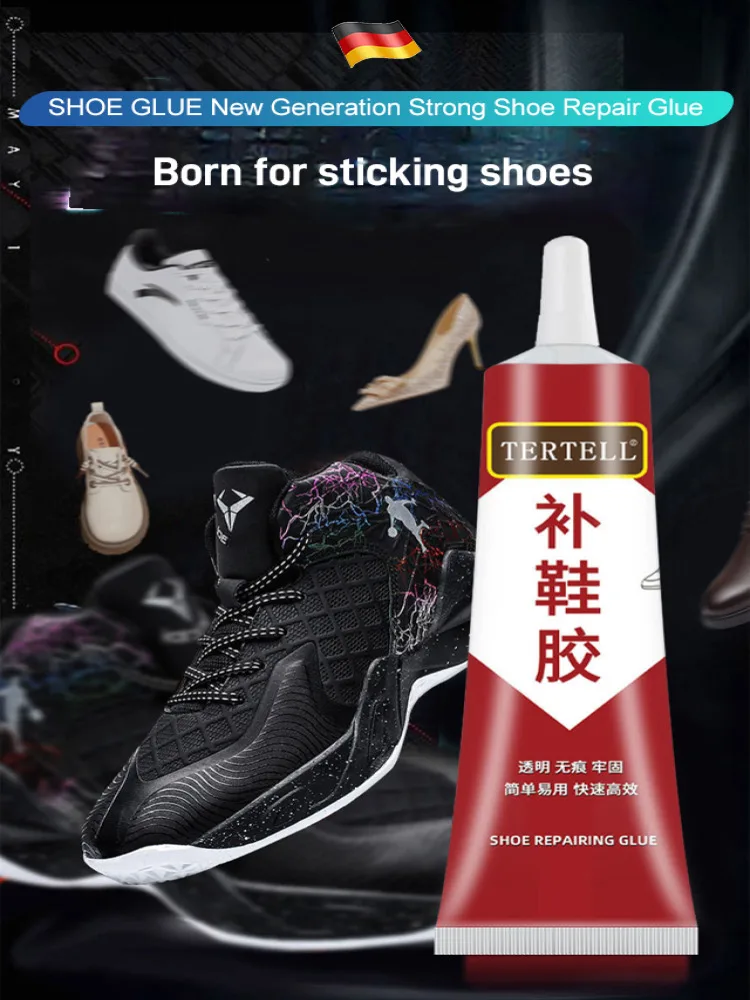 Transparent No Hardening Shoe Glue, Strong Specialized Flexible Resin Adhesive, No Whitening Waterproof, Durable Practical