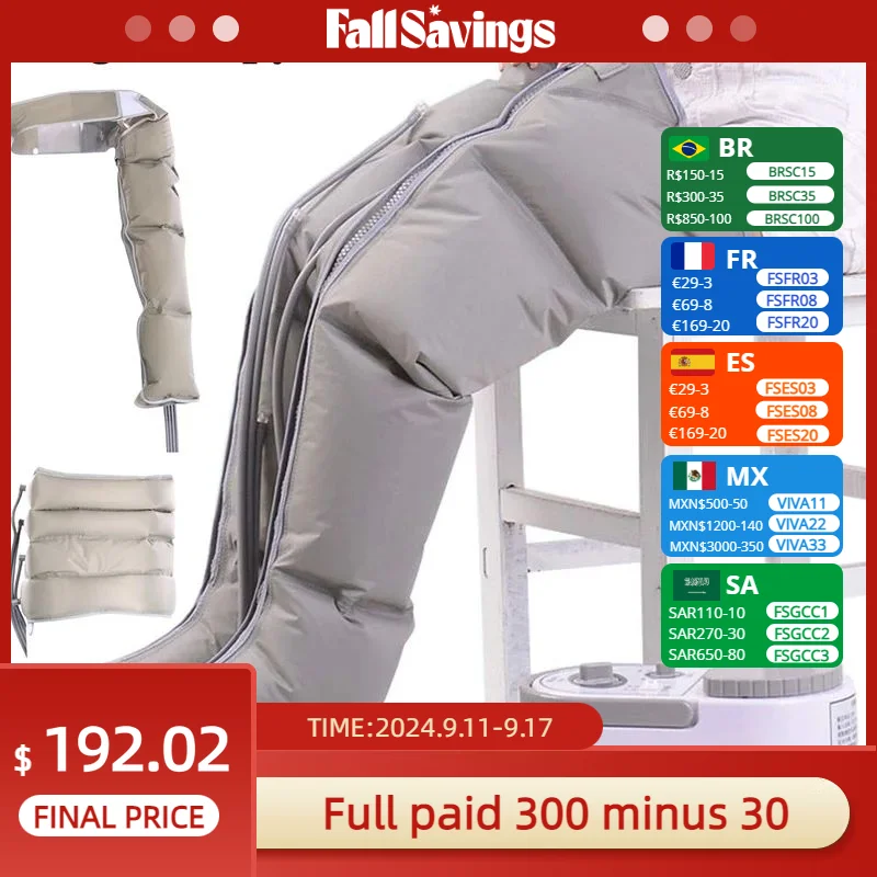 

Массажер Электрический компрессионный для тела, устройство для массажа лодыжек и щиколоток, для улучшения циркуляции крови, снимает боль и усталость