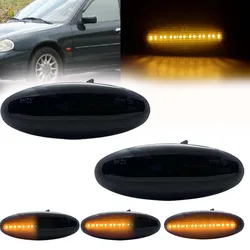 2x Front Dynamic LED Side Marker Light For Ford MONDEO 2 II Turnier Stufenheck 96-00 For Escort 95-02 Turn Signal Lamp 7169400