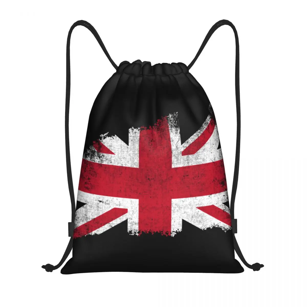 UK Flag United Kingdom Flag Great Britain Flag British Flag Drawstring Bag Sports Gym Sackpack Shopping Storage Backpacks