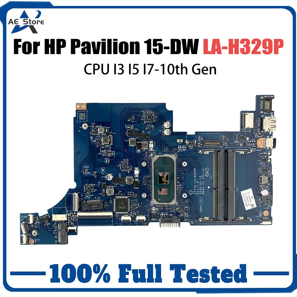 

FPI50 LA-H329P Mainboard For HP 15-DW Laptop Motherboard I3-1005G1 I5-1035G1 I7-1065G7 CPU L86470-601 L86465-601 L87541-601