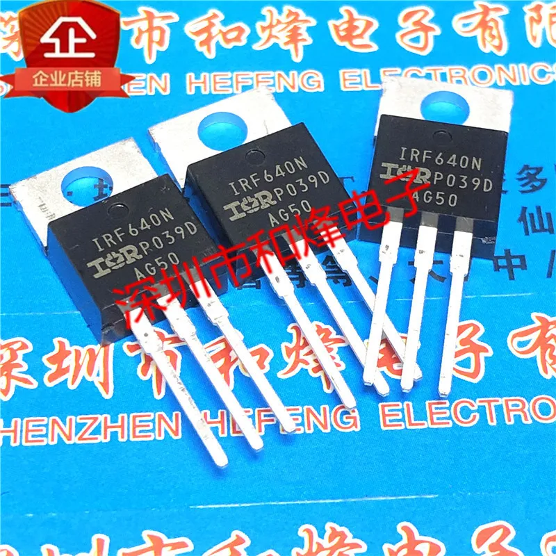 

30pcs original new IRF640N TO-220 18A 200V FET MOSFET N-channel