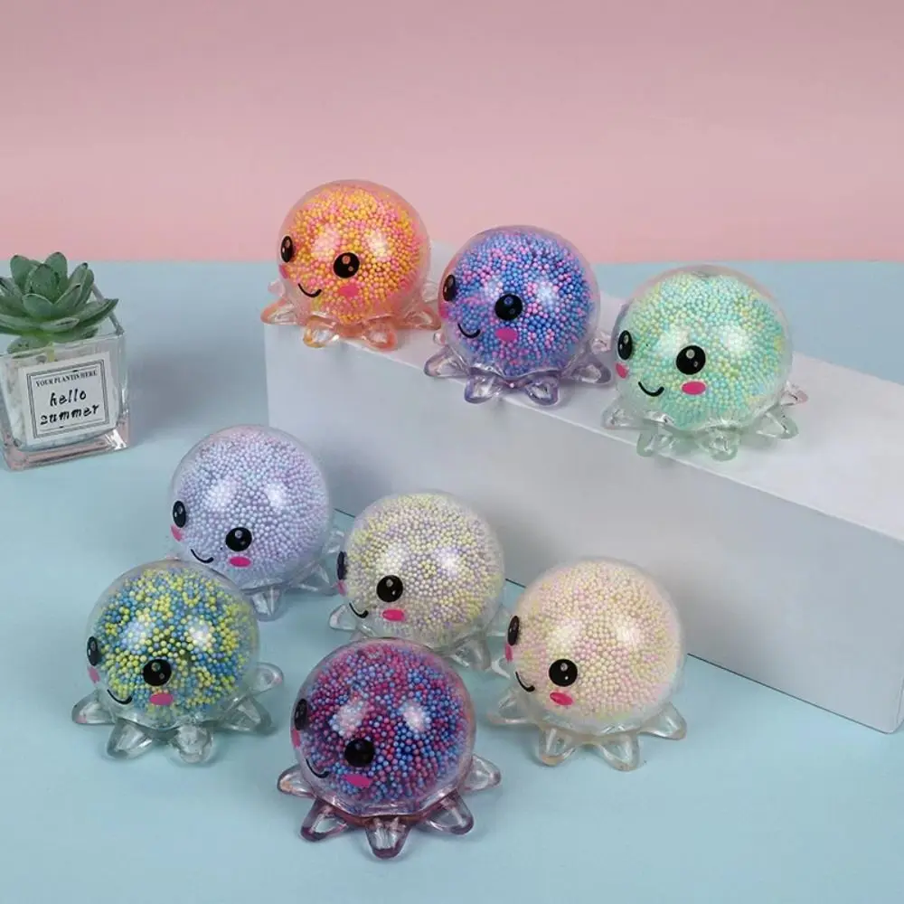 1-6 PC เด็กใหม่ผู้ใหญ่ความเครียดบรรเทา Fidget ของเล่น Octopus Squeeze Ball เหมาะสําหรับทุกวันความบันเทิงกลางแจ้งคริสต์มาสของขวัญ