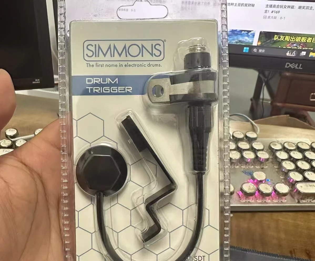 

New Original Simmons Drum Trigger Elecronic Sounds from Acoustic Drum With 6.5mm Audio Port