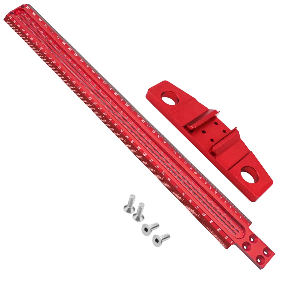 Woodworking Scriber T-Square Ruler, 90 Degree Line Gauge Scriber Tool Marking Gauge - Precision Crossed-out Hole Scribing Ruler