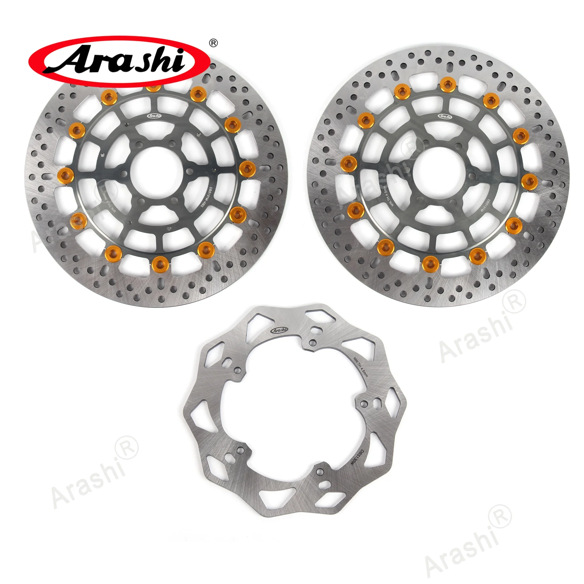 Arashi Front Rear Brake Disc Rotor Disk Set For BMW HP4 ABS 1000 2012-2015 / HP4 Race ABS 2012 2013 2014 2015 2016 2017 2018