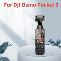 2 Pcs For DJI OSMO Pocket 3 Screen Protector and Lens Protective Glass Film Gimbal Cover for DJI Pocket 3 Action pocket  Camera