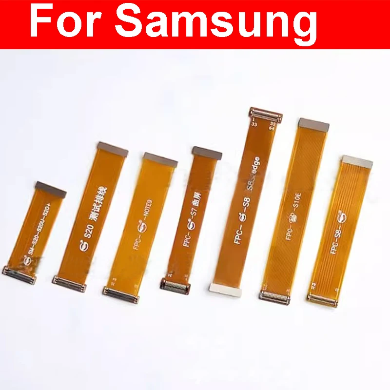 LCD 디스플레이 테스트 터치 스크린 확장 플렉스 케이블, 삼성 노트 9 10 20 S8 S9 S10 S20 S21 S23 플러스 울트라 S10e S20Fe 용