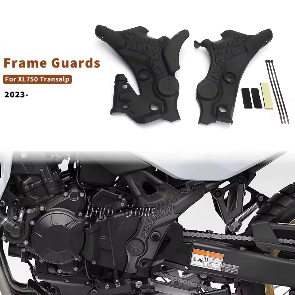 

New For Honda XL 750 Transalp XL750 TRANSALP 2023 2024 Frame Panel Left Right Side Cover Motorcycle Guard Protector