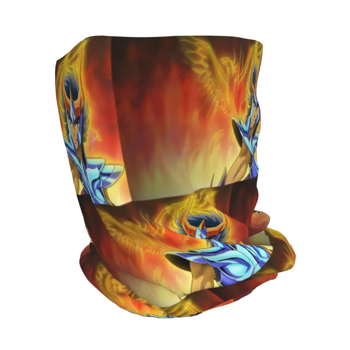 Saint Seiya Knights Of The Zodiac Ikki Phoenix Bandana Neck Cover Face Scarf Balaclava Beanies Hat for Unisex Adult All Season