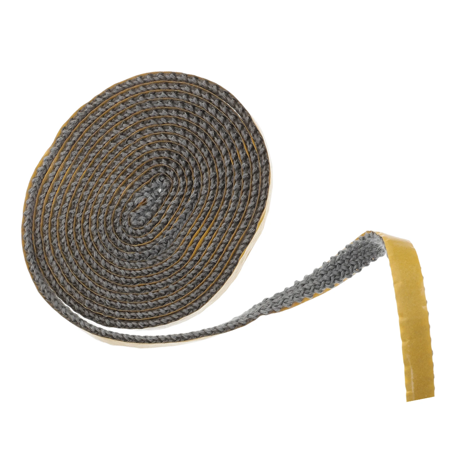 

Self Adhesive Wood Stove Gasket Tape Flat Fiberglass Rope Seal for Fireplaces and Stoves High Heat Resistance Long Lifespan