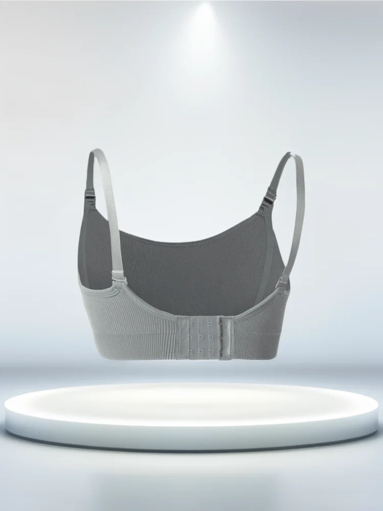 5 PCS Set Breathable Front Open Nursing Bra Maternity Underwear Pregnancy Bra Full Cup Wireless Comfortable Breastfeeding Bra