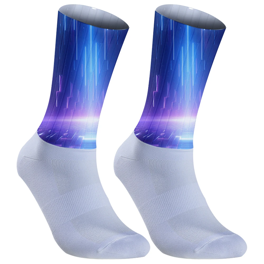 

Новинка 2024, спортивные аэроноски, Нескользящие, силиконовые, компрессионные, рождественские