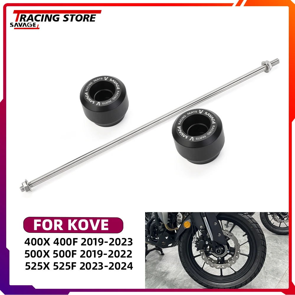 

Motorcycle Front Wheel Axle Fork Crash Slider For KOVE 525F 525X 400F 400X 500F 500X Accessory Wheel Hub Protector Fork Slider