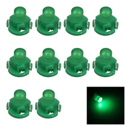 10x Green AUTO T4.2 Lamp NEO Dash Twist Socket HVAC Instrument Light 1 LED 79674-S3N-941 Z2962